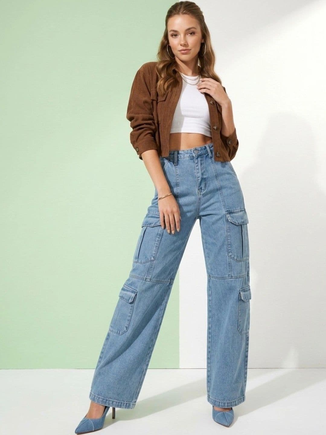 LERIYA FASHION Women Comfort Relaxed Fit High-Rise Light Fade Stretchable Jeans - view 1