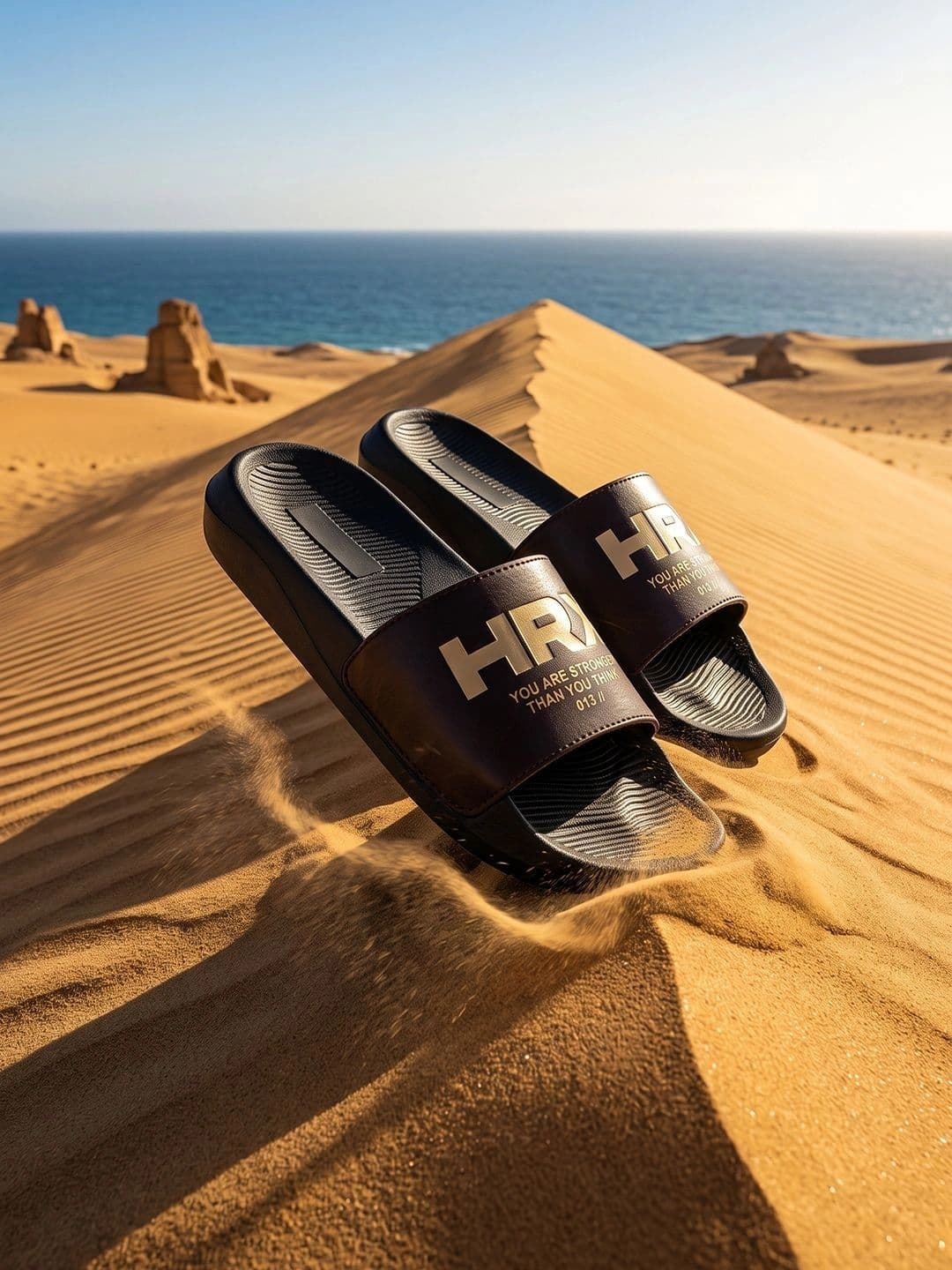 HRX by Hrithik Roshan Men Printed Sliders - view 1