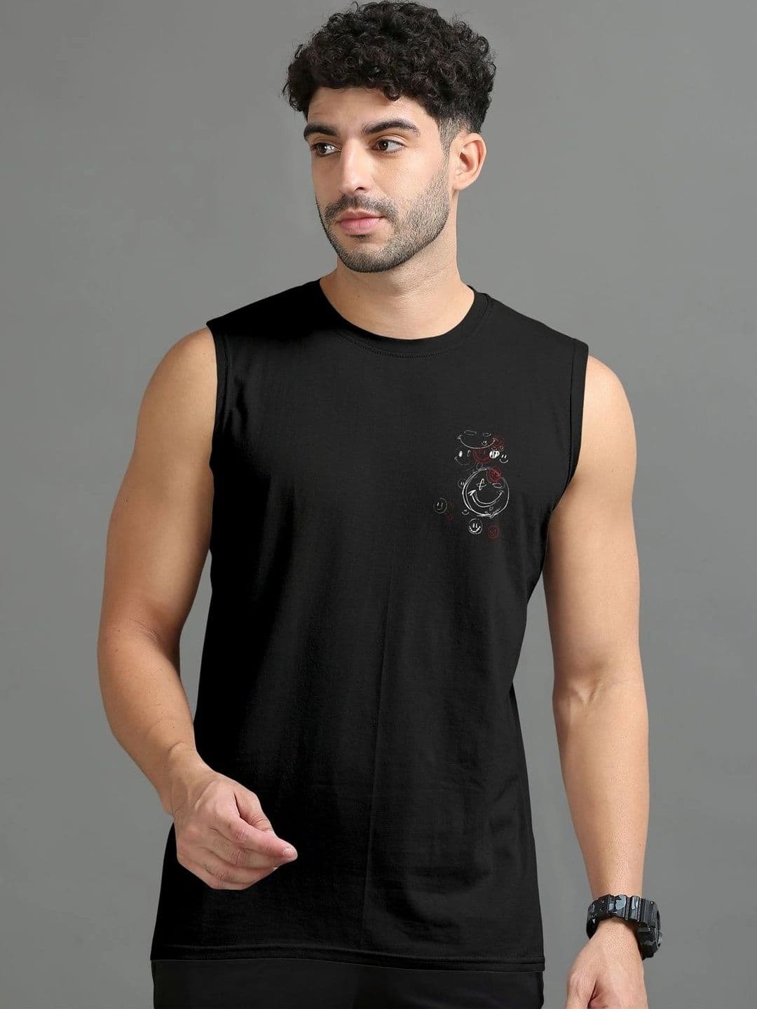 Triptee Men Printed Pure Cotton T-shirt - view 1