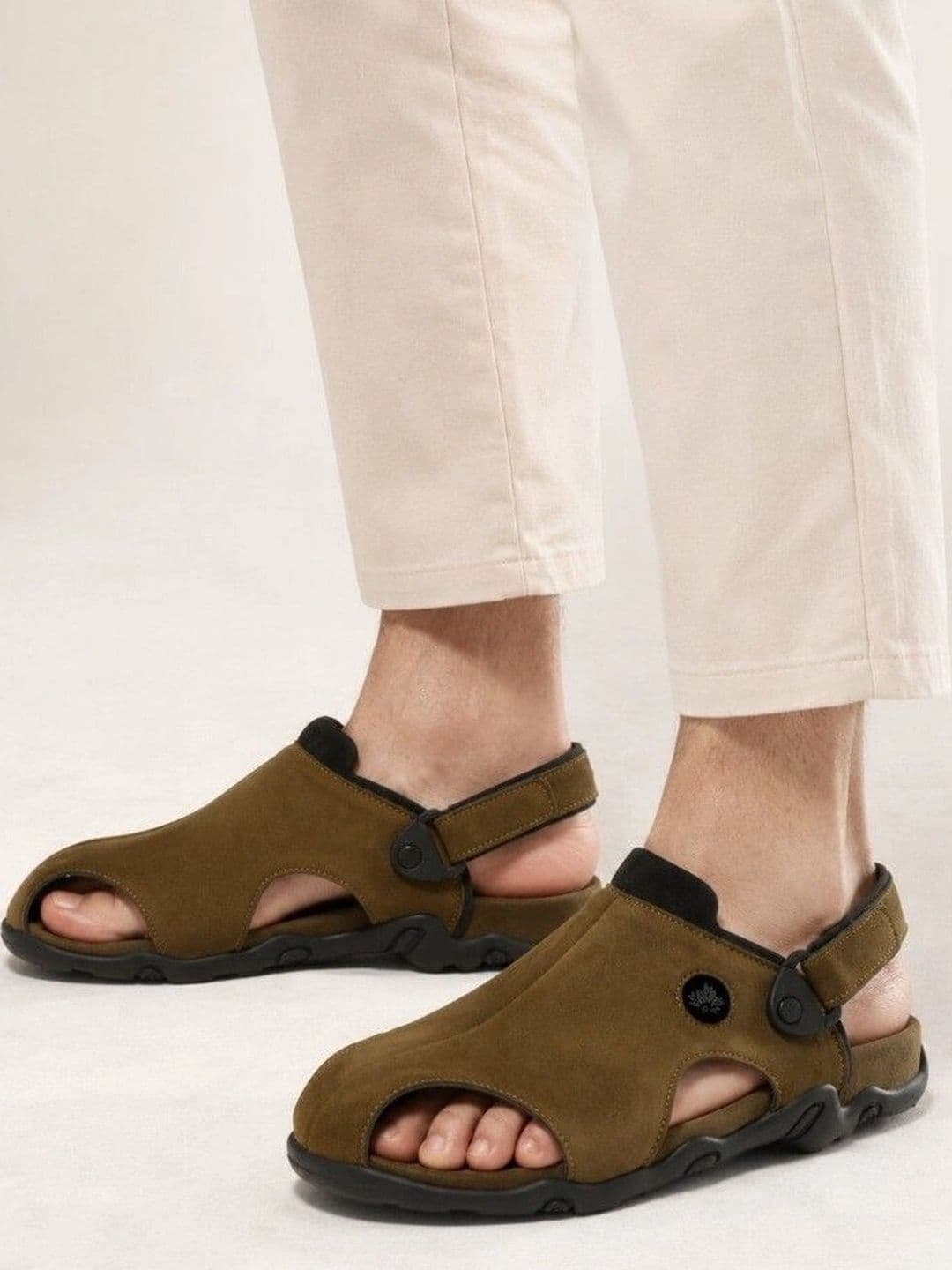 Roadster Men Suede Comfort Sandals - view 1