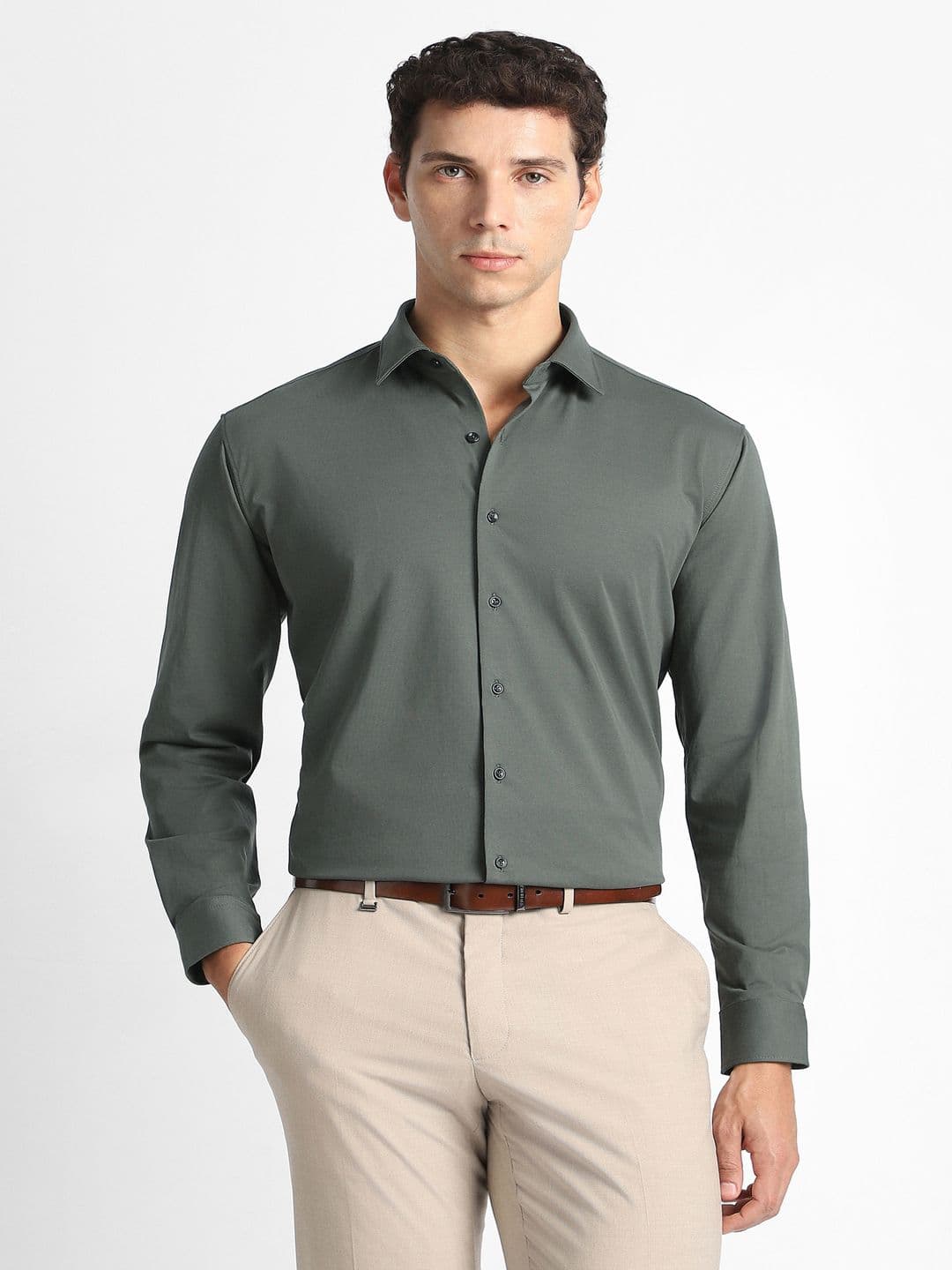 Van Heusen IQ Slim Fit Formal Shirt - view 1