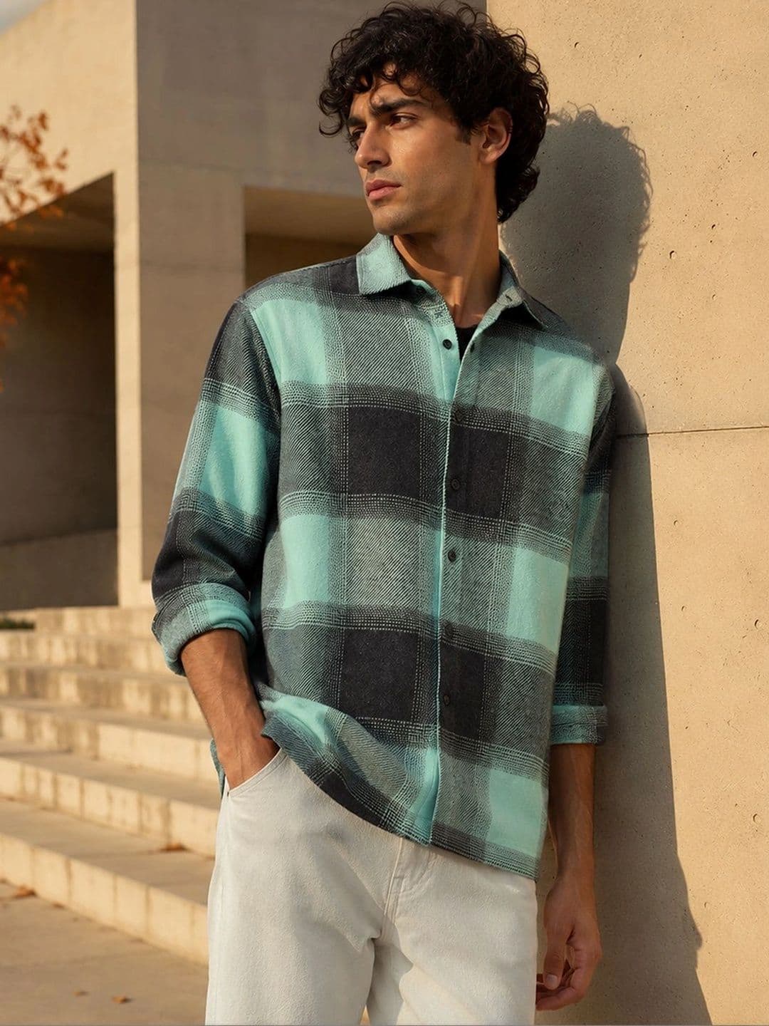 CAHOOT Men Relaxed Buffalo Checks Checked Casual Shirt - view 1