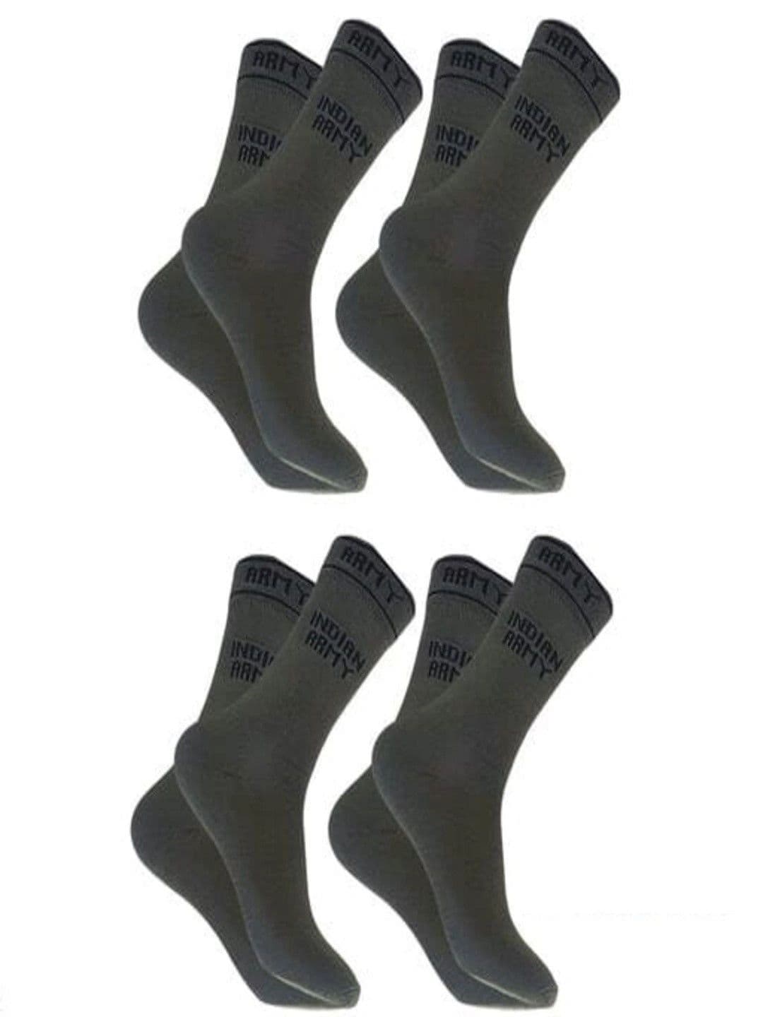 PinKit Men Pack of 4 Cotton Assorted Patterned Calf Length Socks - view 1