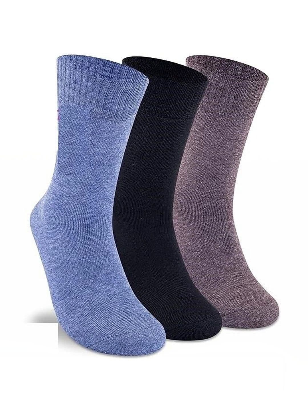 PinKit Men Pack of 3 Assorted Calf Length Socks - view 1