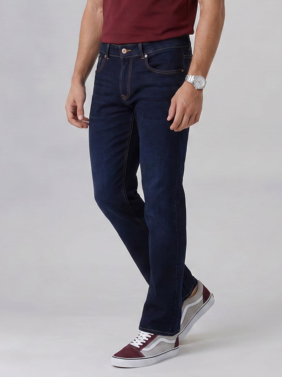 SPYKAR Men Straight Fit Stretchable Jeans - view 1
