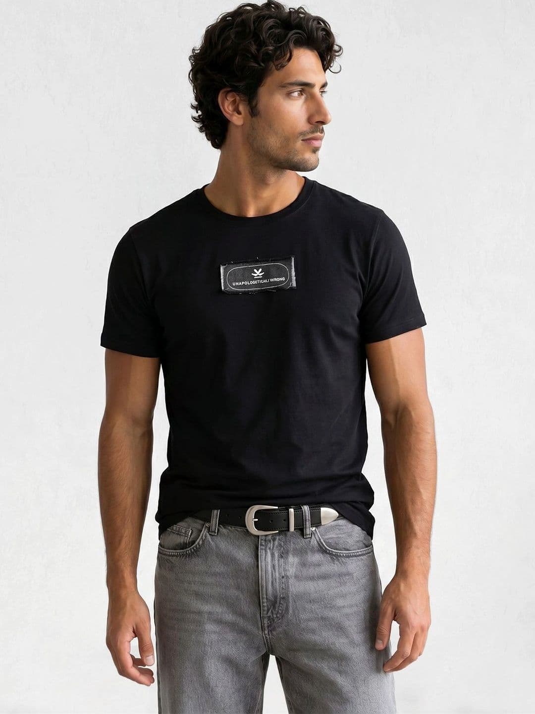 WROGN Men Typography Printed Slim Fit T-shirt - view 1