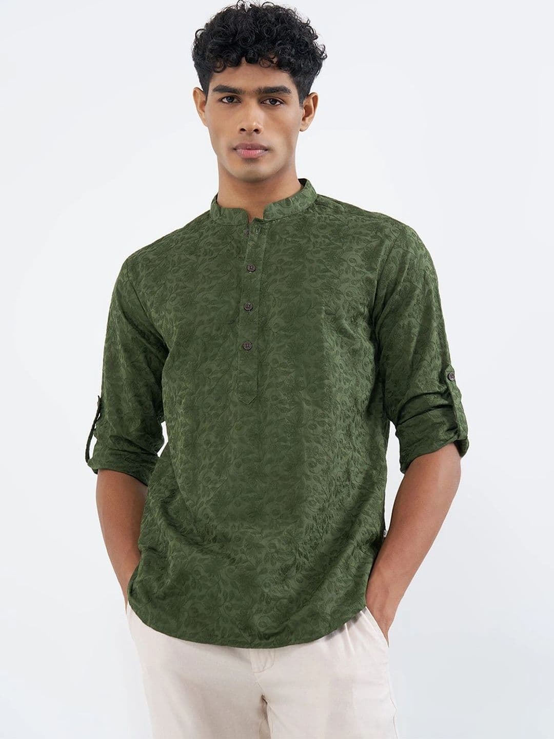 indus route by Pantaloons Men Kurta - view 1