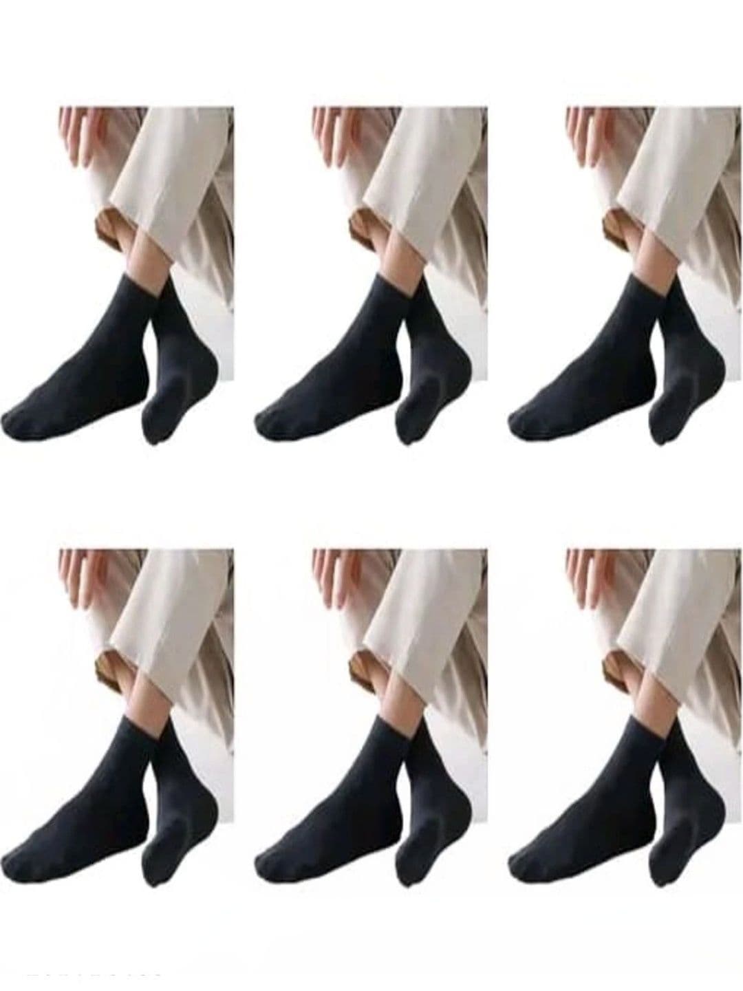 PinKit Men Pack of 6 Cotton Assorted Ankle Length Socks - view 1