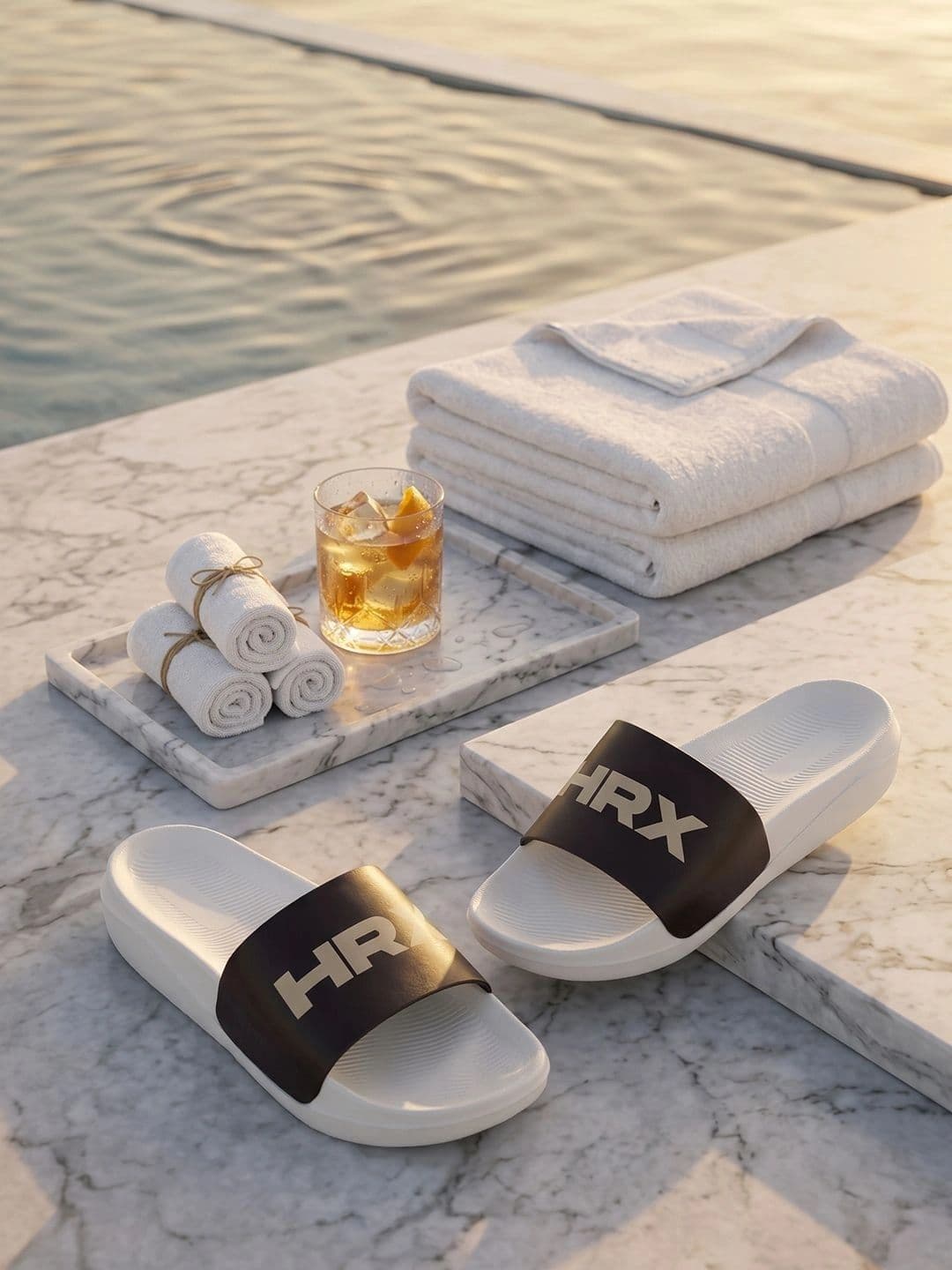 HRX by Hrithik Roshan Men Printed Sliders - view 1