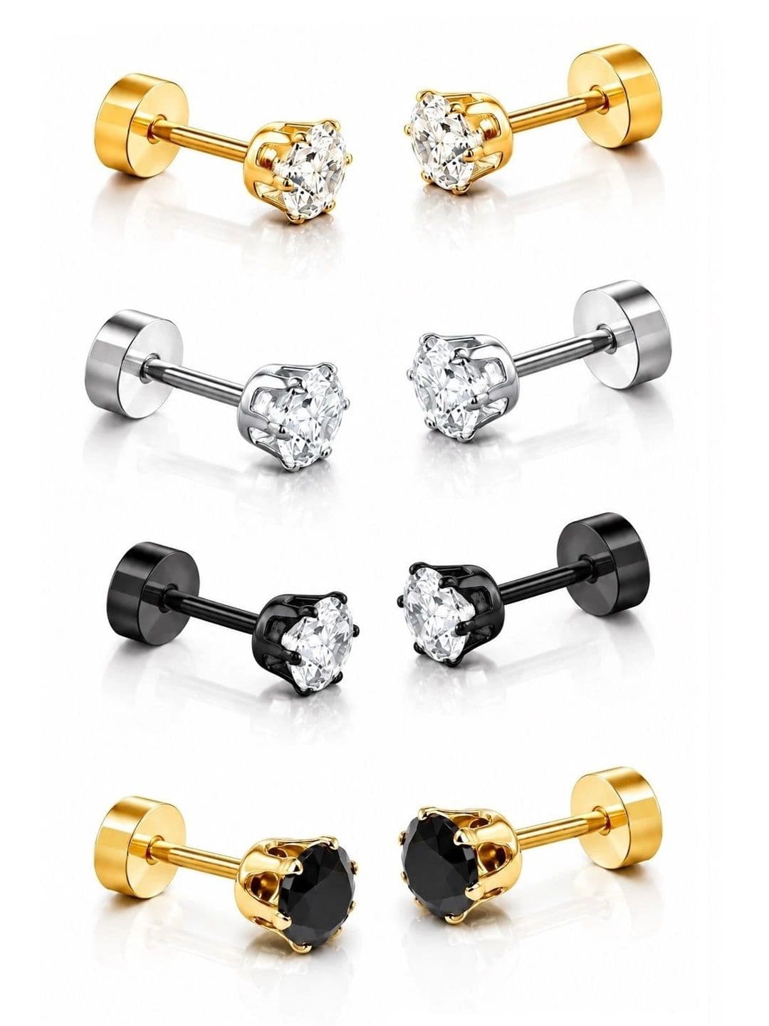 Stylewell Circular Studs Earrings - view 1
