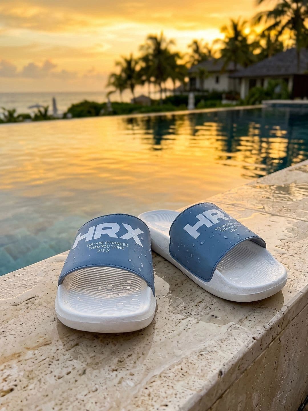 HRX by Hrithik Roshan Men Printed Sliders - view 1