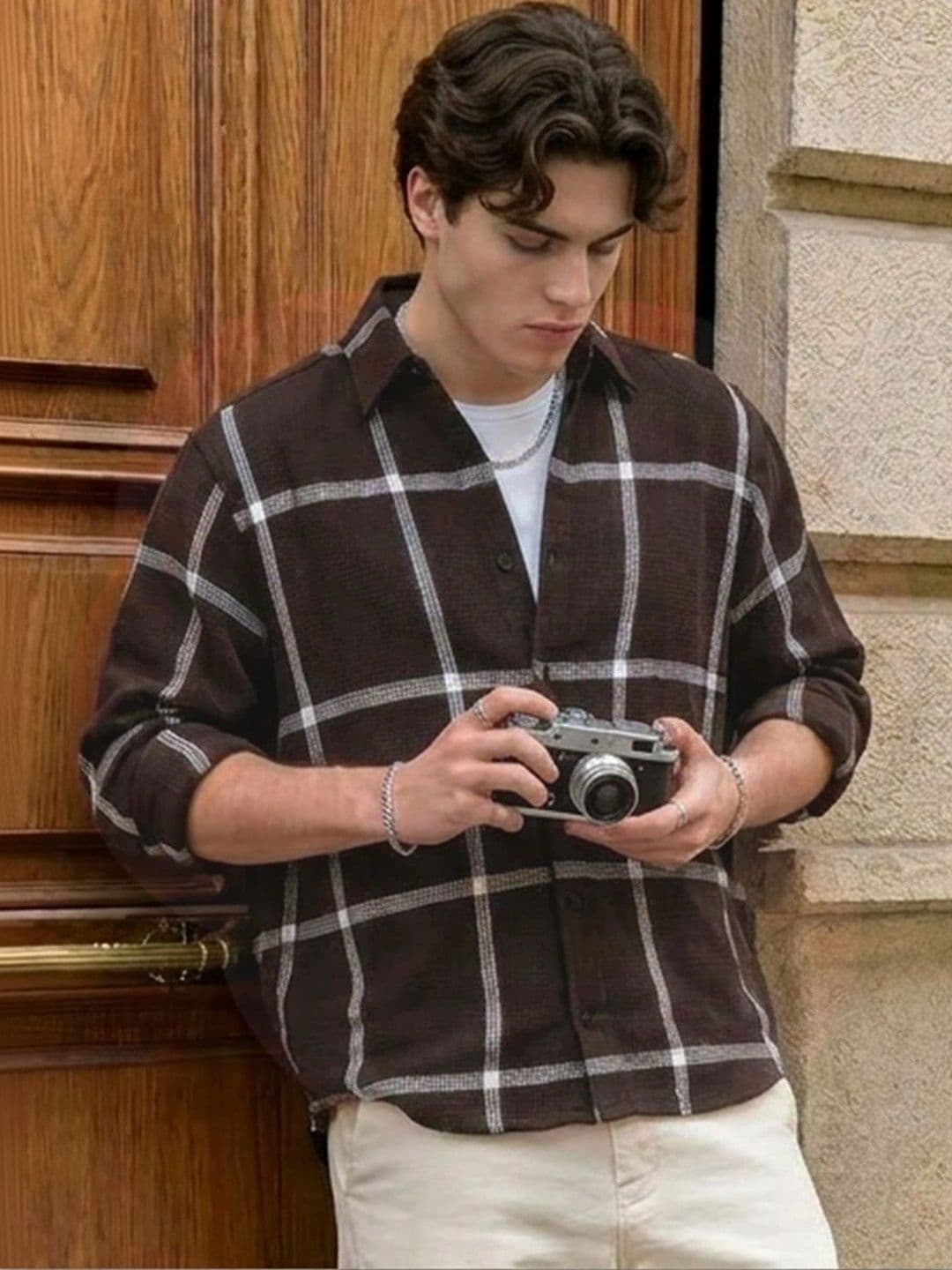 Powerlook Men Checked Casual Shirt - view 1