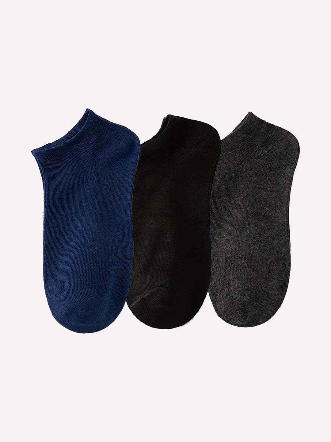 BEAR&BEYOND Men Pack of 3 Cotton Assorted Ankle Length Socks - view 1