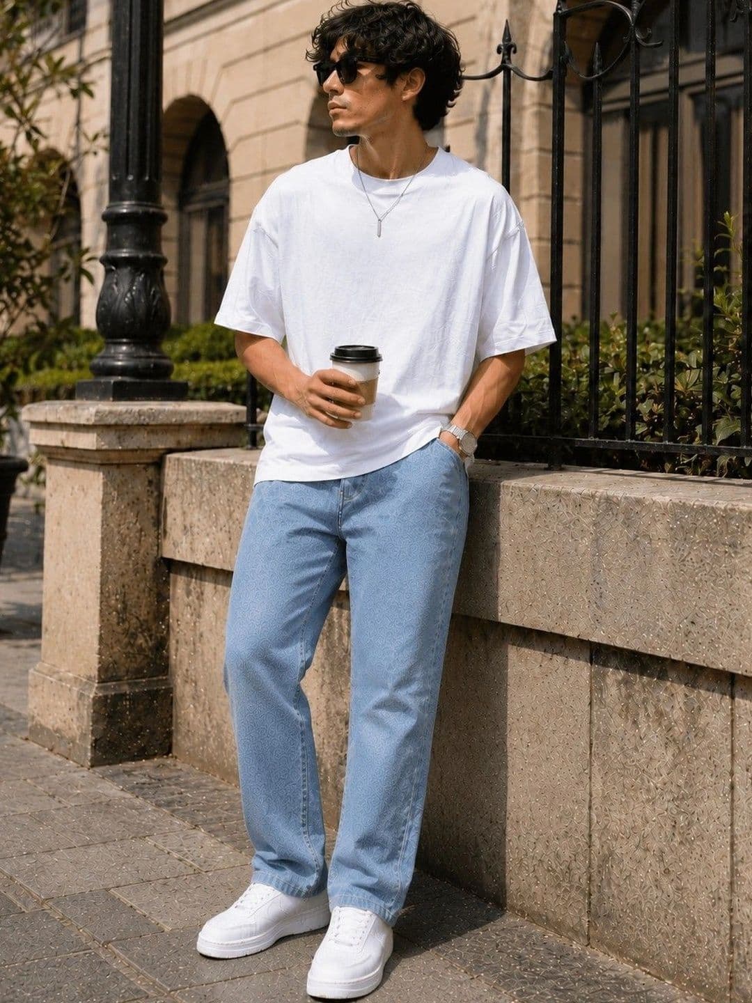 GARTEEN Men Classic Straight Fit Mid-Rise Stretchable Jeans - view 1