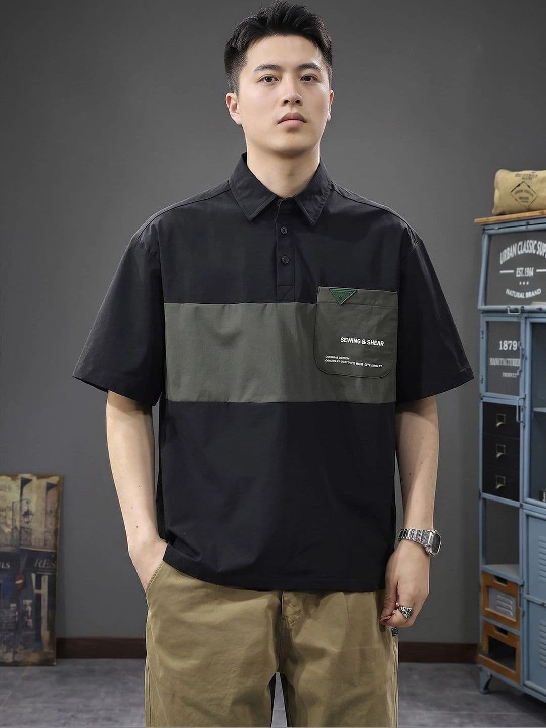 StyleCast x Revolte Men Colourblocked Casual Shirt - view 1
