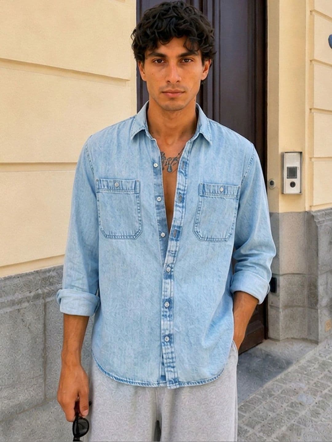Powerlook Men Faded Faded Casual Shirt - view 1