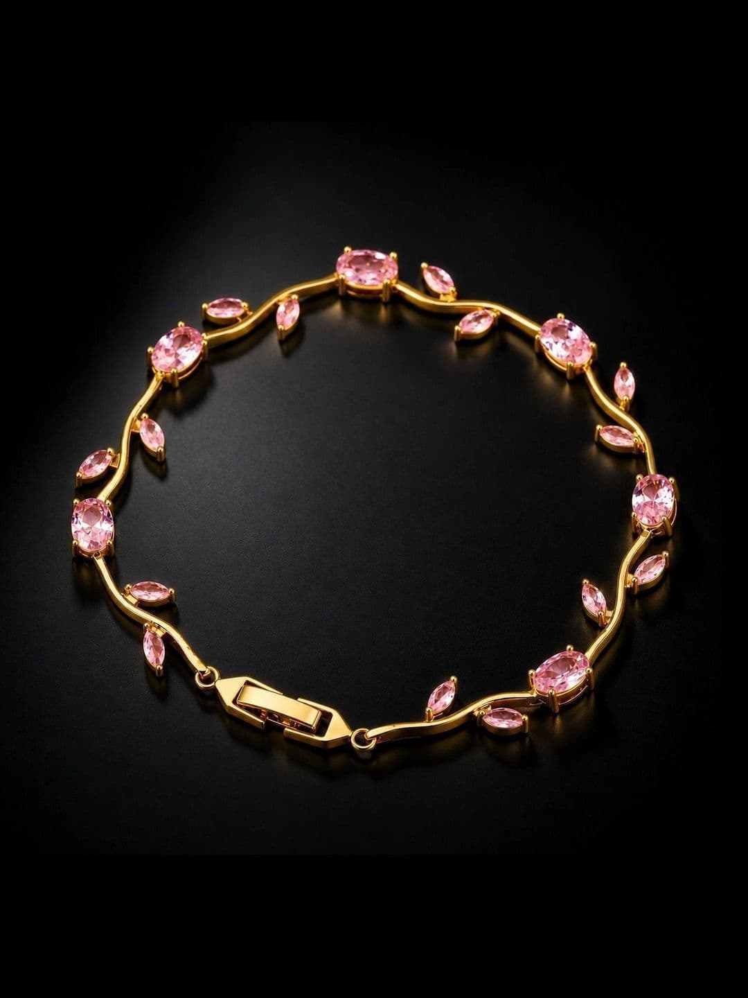Murliwala Unisex Gold-Plated Link Bracelet - view 1