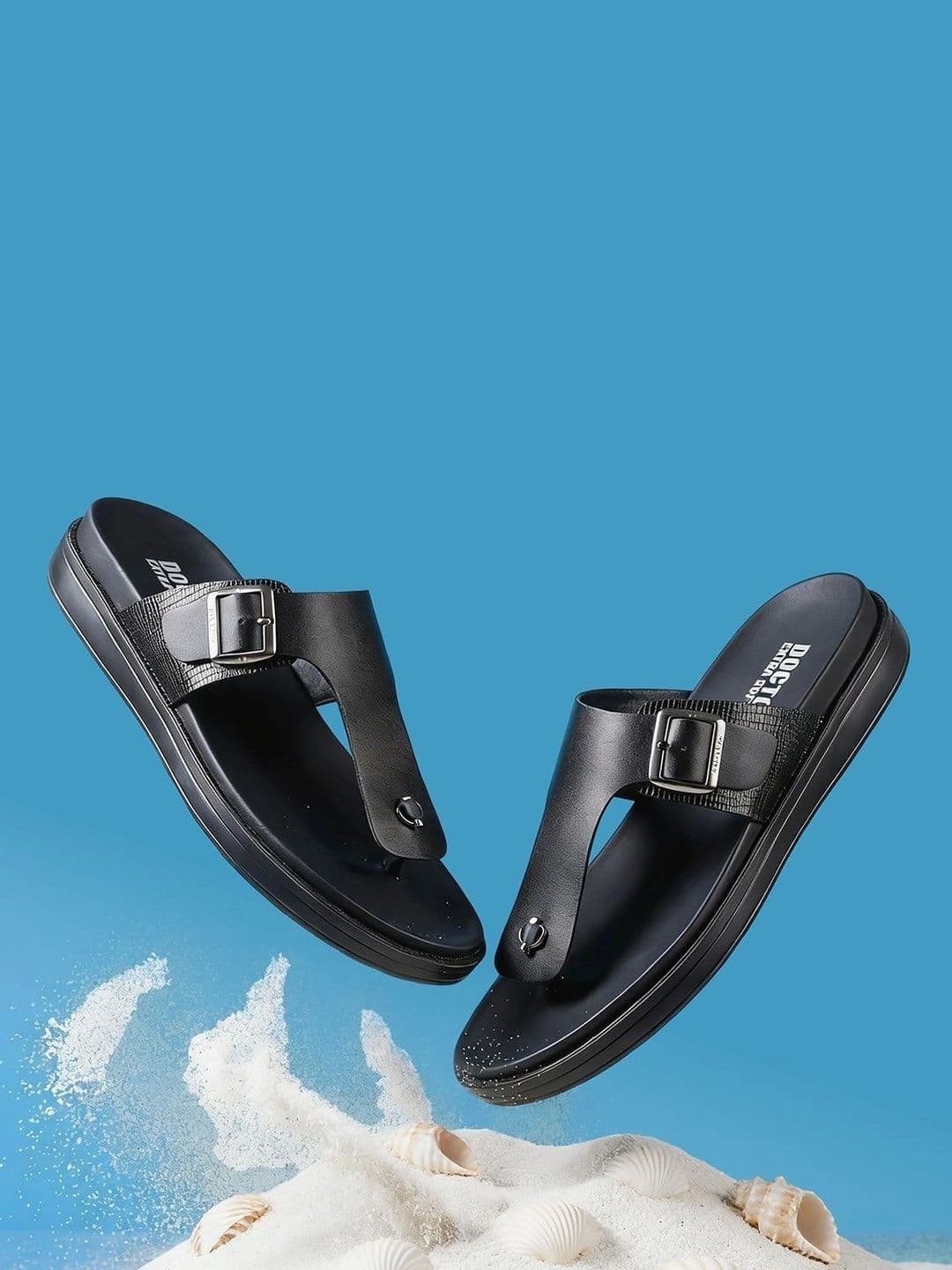 DOCTOR EXTRA SOFT Leather Comfort Thongs - view 1