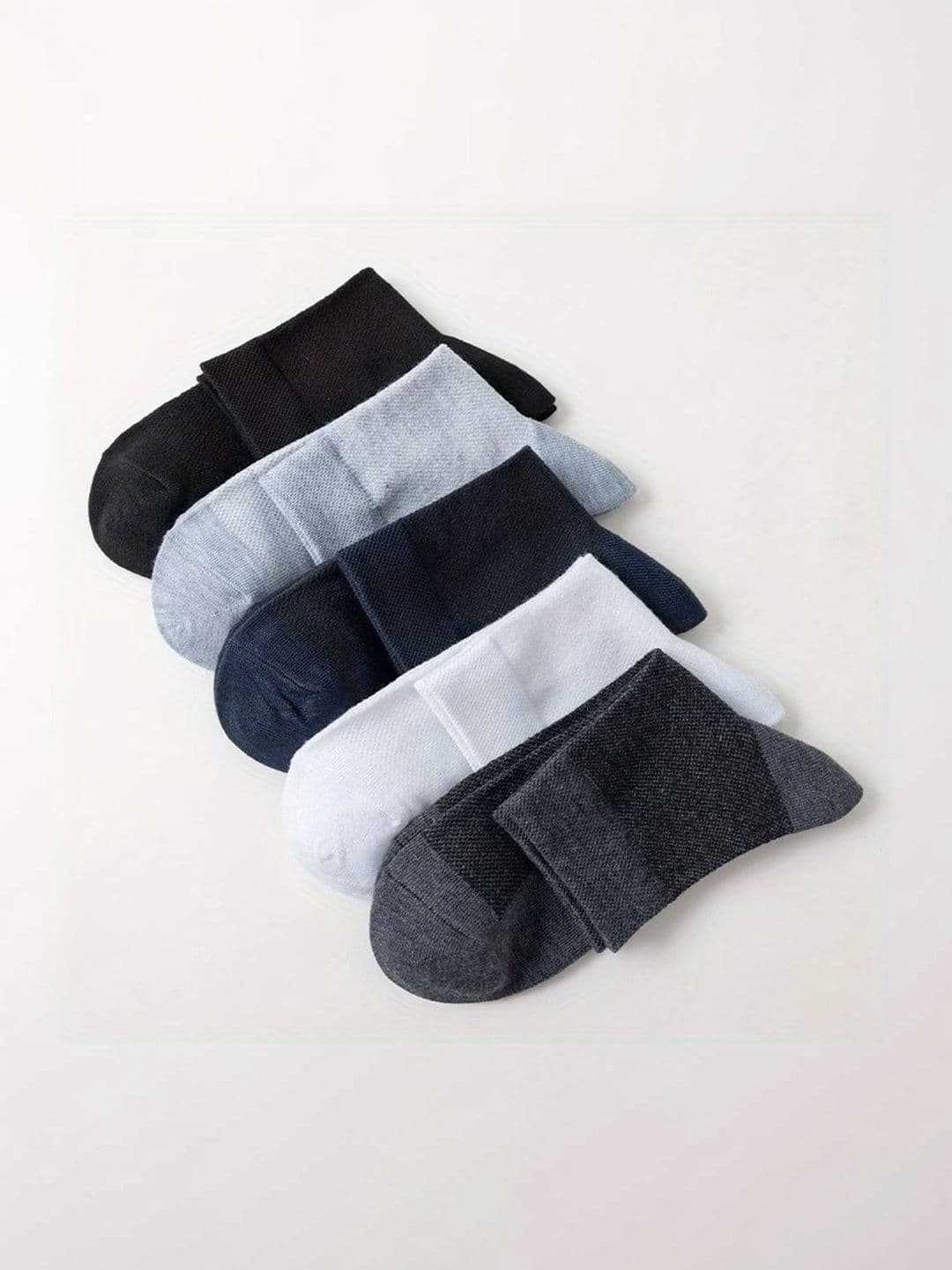 BEAR&BEYOND Men Pack of 5 Cotton Assorted Above Ankle Socks - view 1