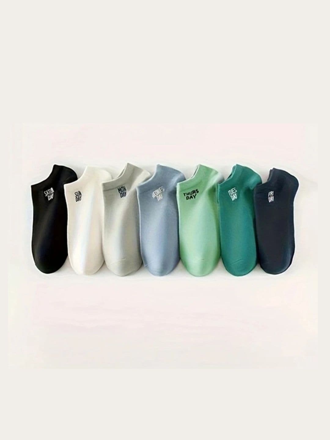BEAR&BEYOND Men Pack of 7 Cotton Assorted Patterned Ankle Length Socks - view 1