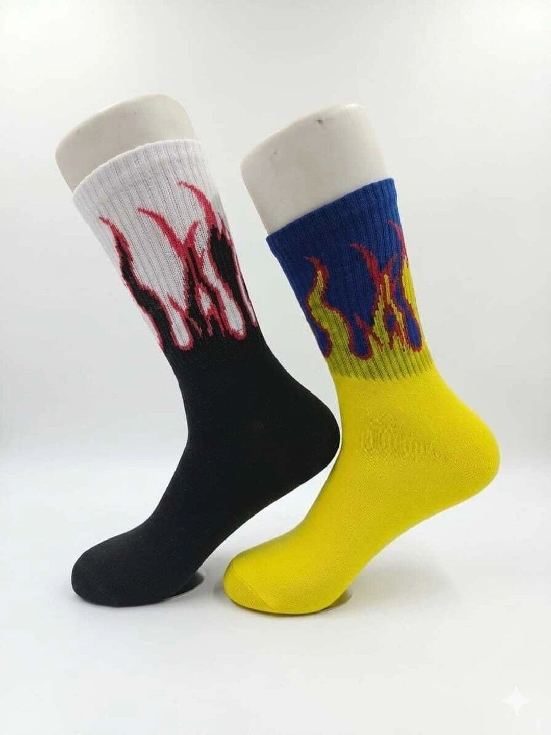 BEAR&BEYOND Men Pack of 2 Cotton Assorted Patterned Calf Length Socks - view 1