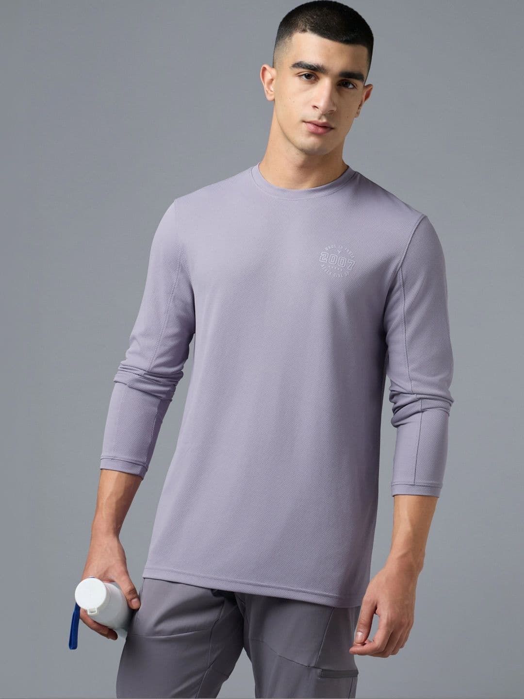 Technosport Men Brand Logo Slim Fit T-shirt - view 1