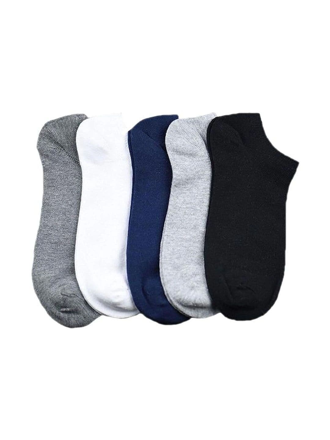 BEAR&BEYOND Men Pack of 5 Cotton Assorted Ankle Length Socks - view 1