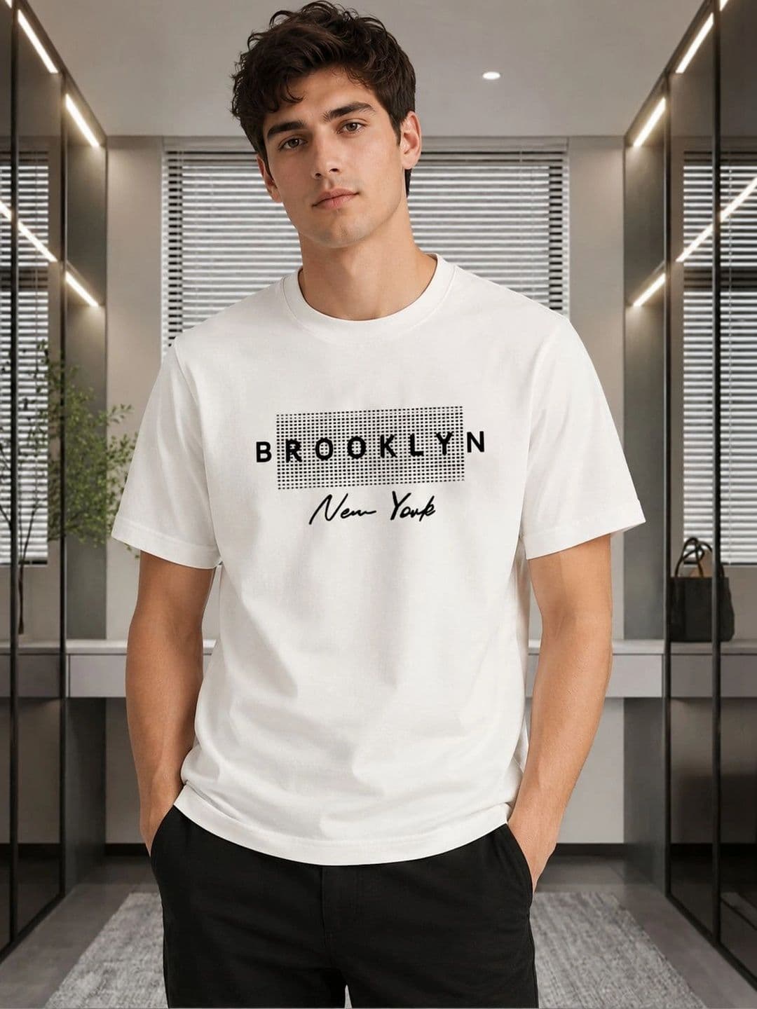 DROPLET Men Typography Printed T-shirt - view 1