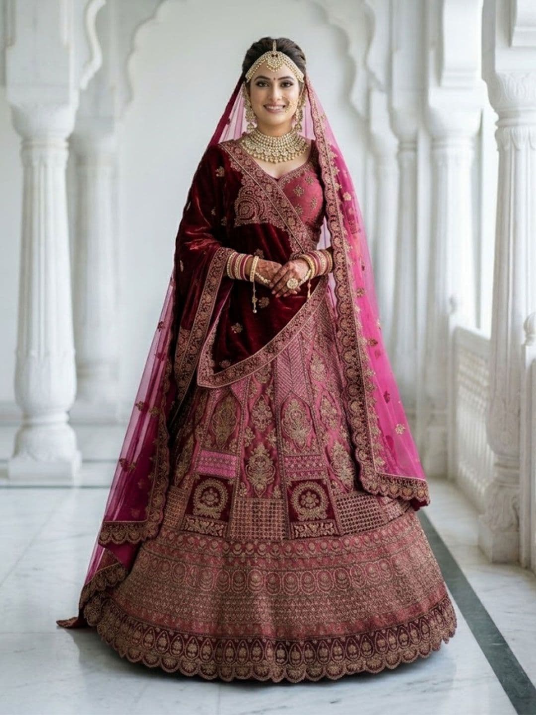 JIYANA WOMENS CHOICE Embroidered Semi-Stitched Lehenga & Unstitched Blouse With Dupatta - view 1