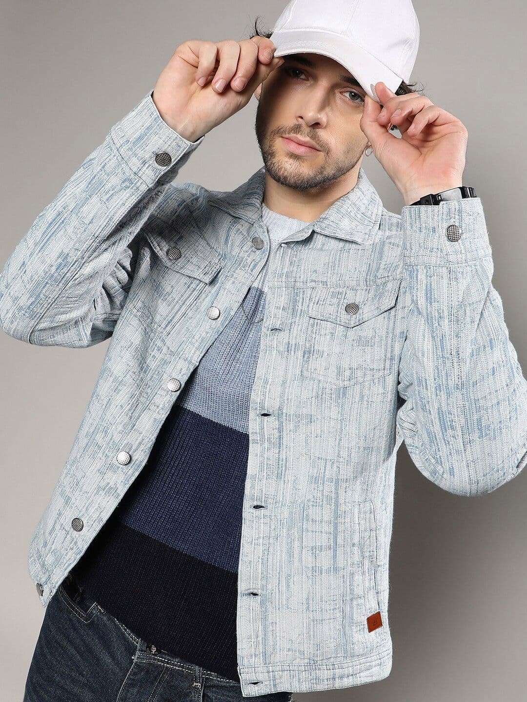 CAHOOT Washed Windcheater Outdoor Denim Jacket - view 1