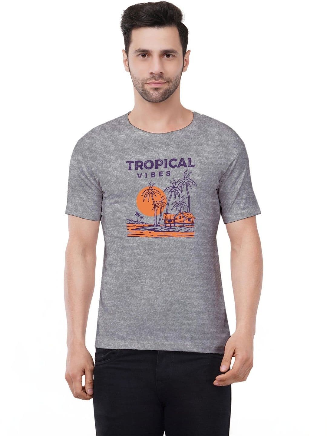 Caseria Men Printed Tropical T-shirt - view 1