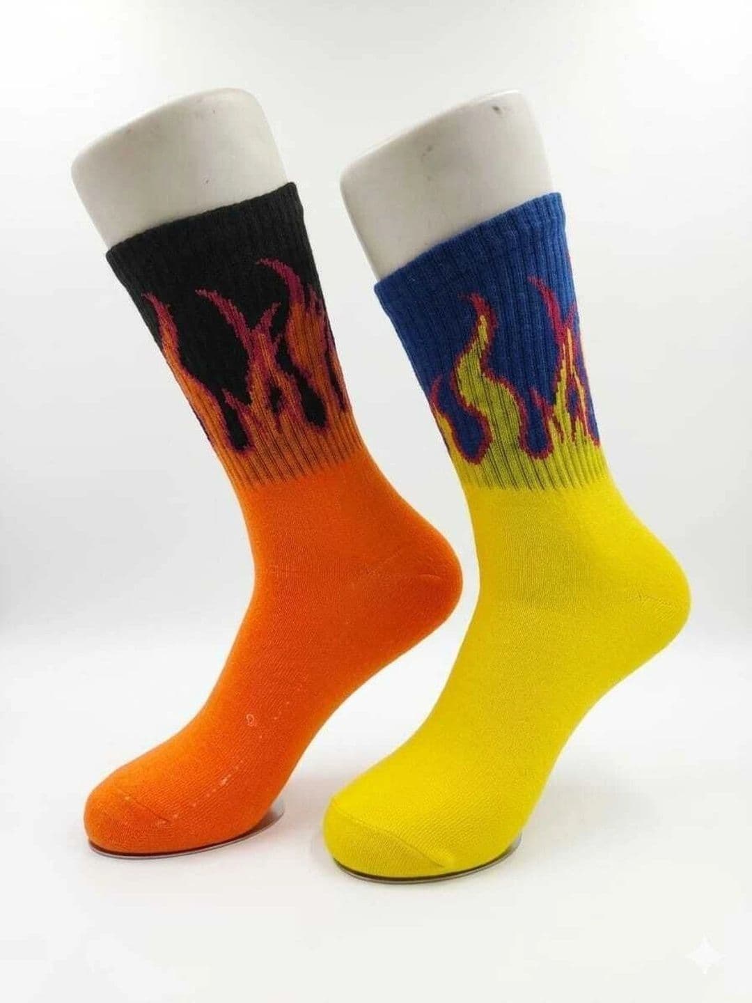 BEAR&BEYOND Men Pack of 2 Cotton Assorted Patterned Calf Length Socks - view 1