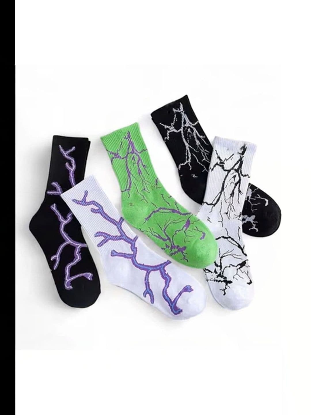 BEAR&BEYOND Men Pack of 5 Cotton Assorted Patterned Calf Length Socks - view 1