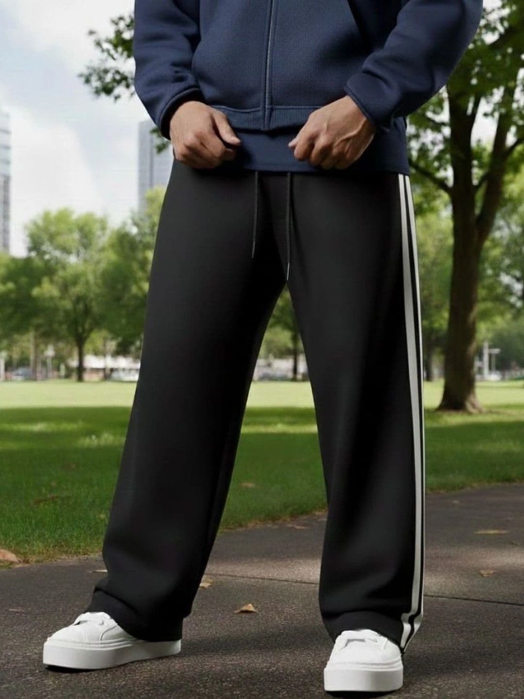 WARCOURT Men Regular Fit Striped Joggers - view 1