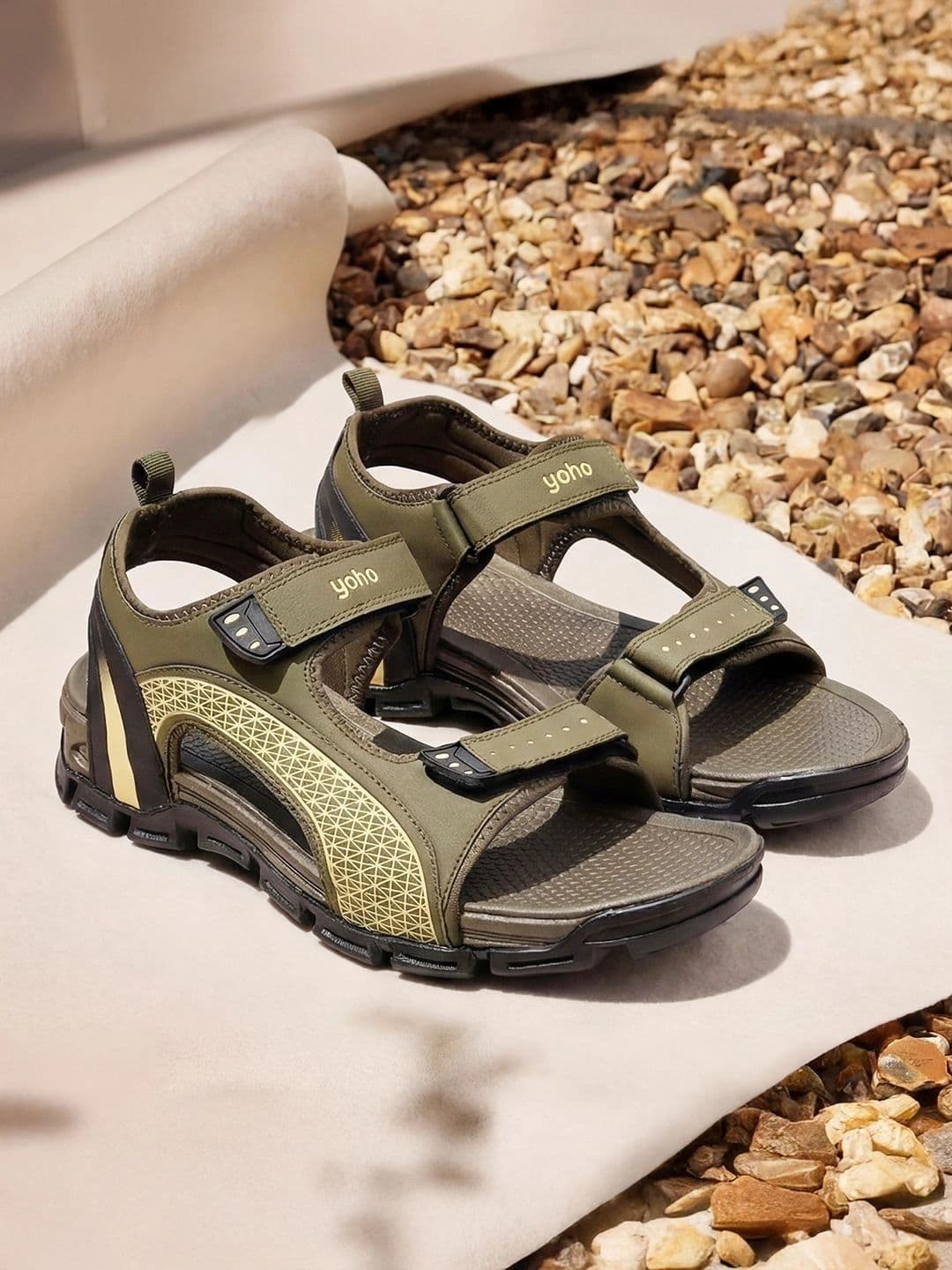 Yoho Men TrailX Cushion Comfort- Lightweight & Anti Skid Walking & Trekking Sandal - view 1
