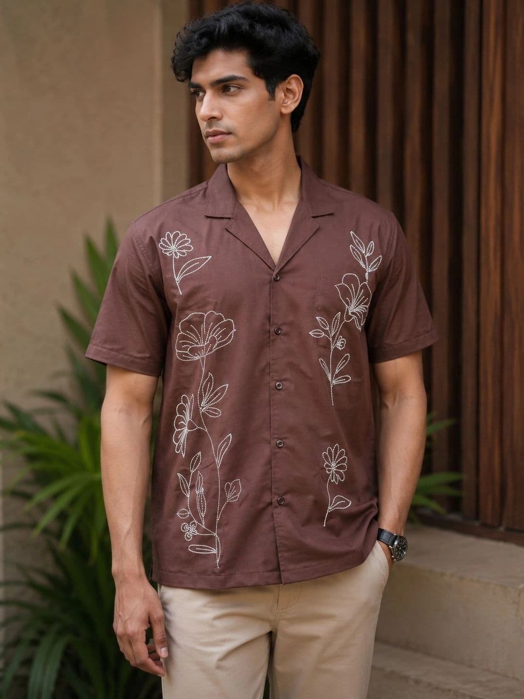 Threadsky Men Classic Floral Printed Casual Shirt - view 1