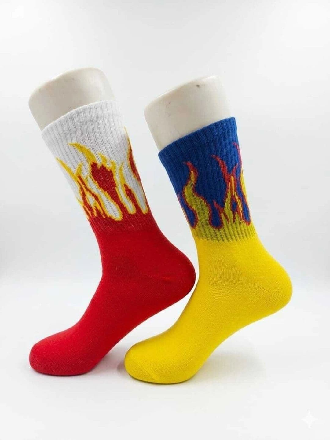 BEAR&BEYOND Men Pack of 2 Cotton Assorted Patterned Calf Length Socks - view 1