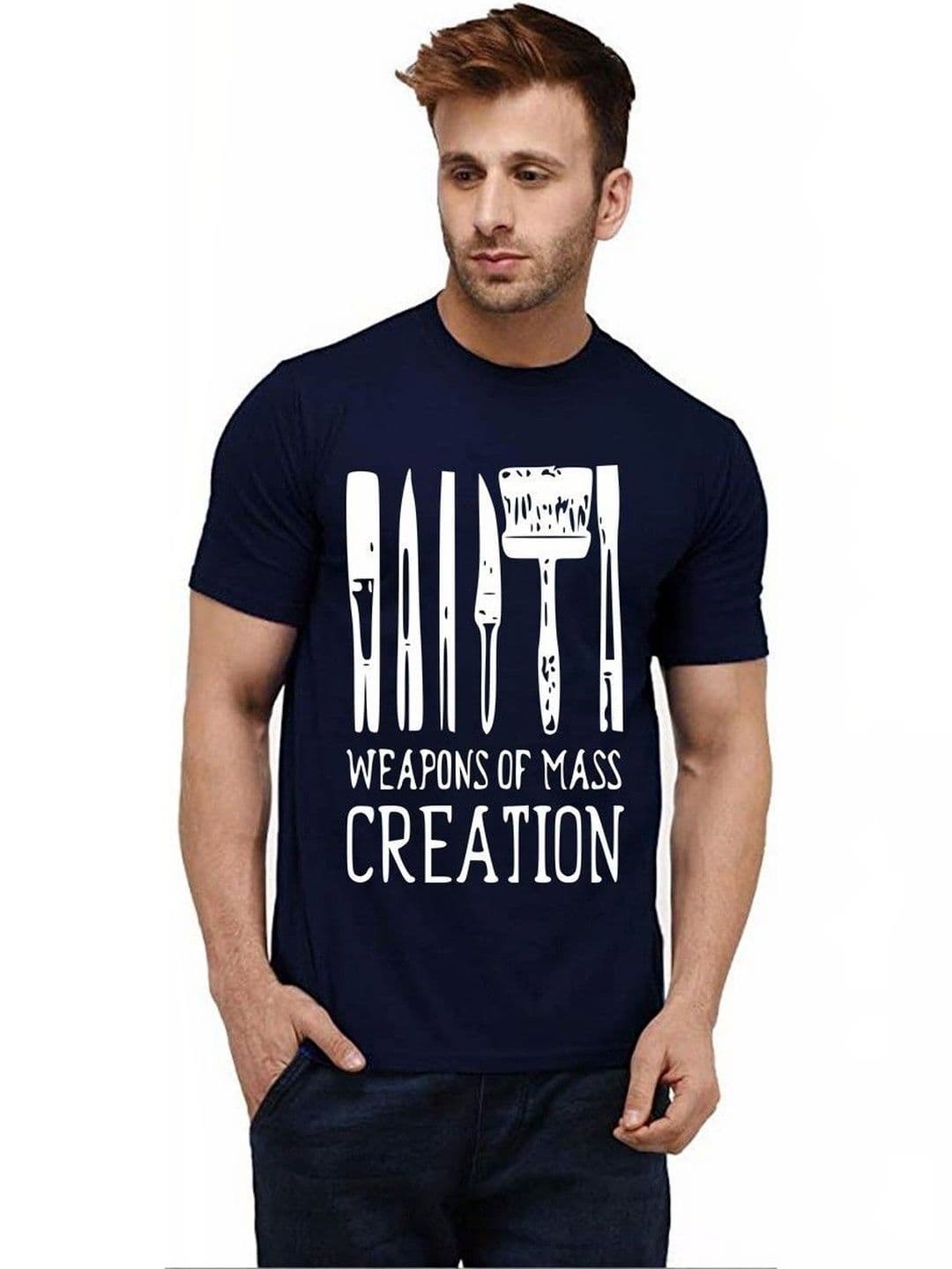 Caseria Men Typography Printed T-shirt - view 1
