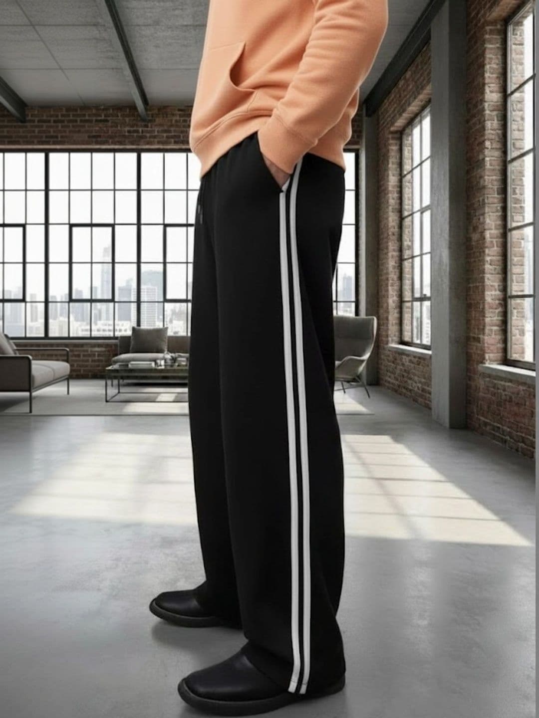 dockstreet Men Regular Fit Striped Joggers - view 1