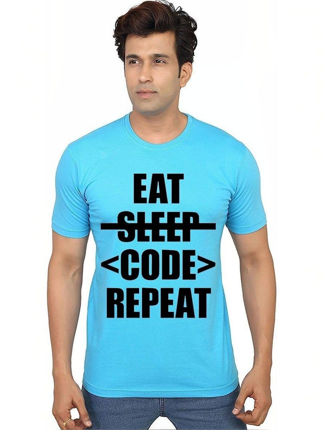 Caseria Men Typography Printed T-shirt - view 1