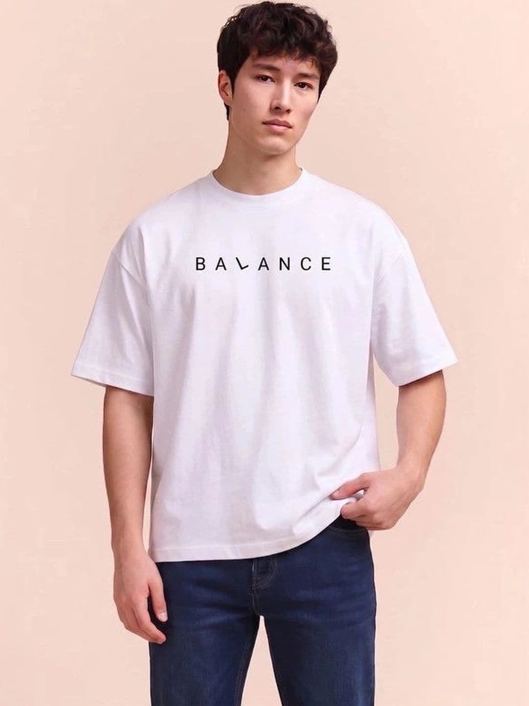9TUNKI Men Typography Printed Pure Cotton T-shirt - view 1