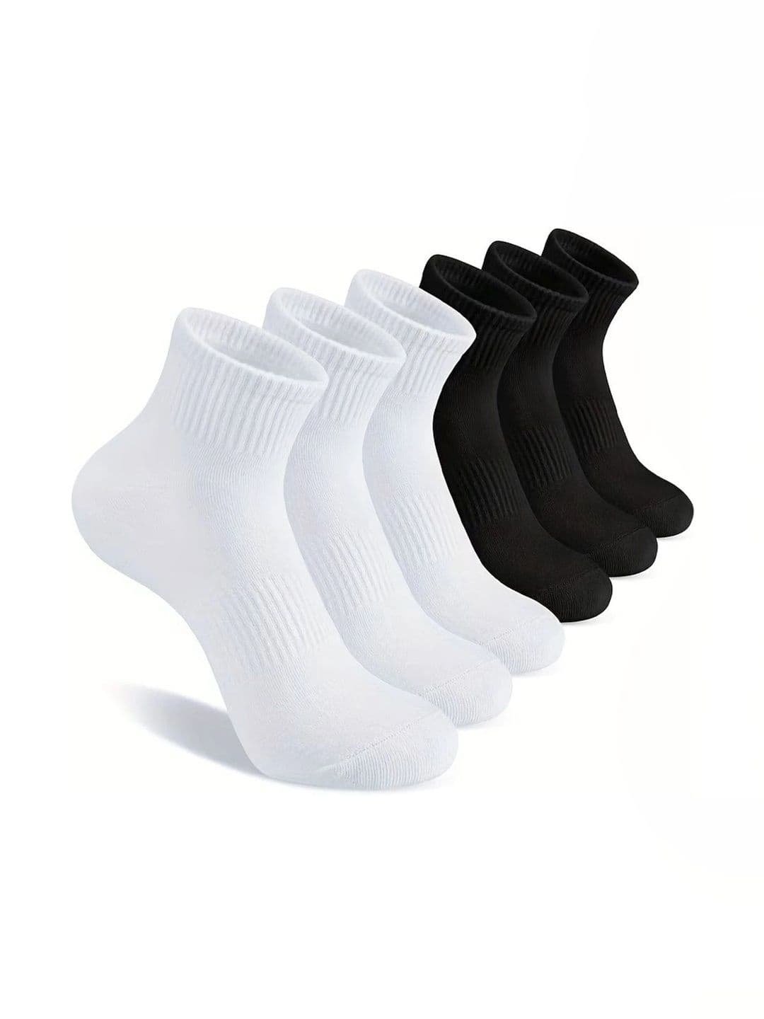 BEAR&BEYOND Men Pack of 6 Cotton Assorted Ankle Length Socks - view 1