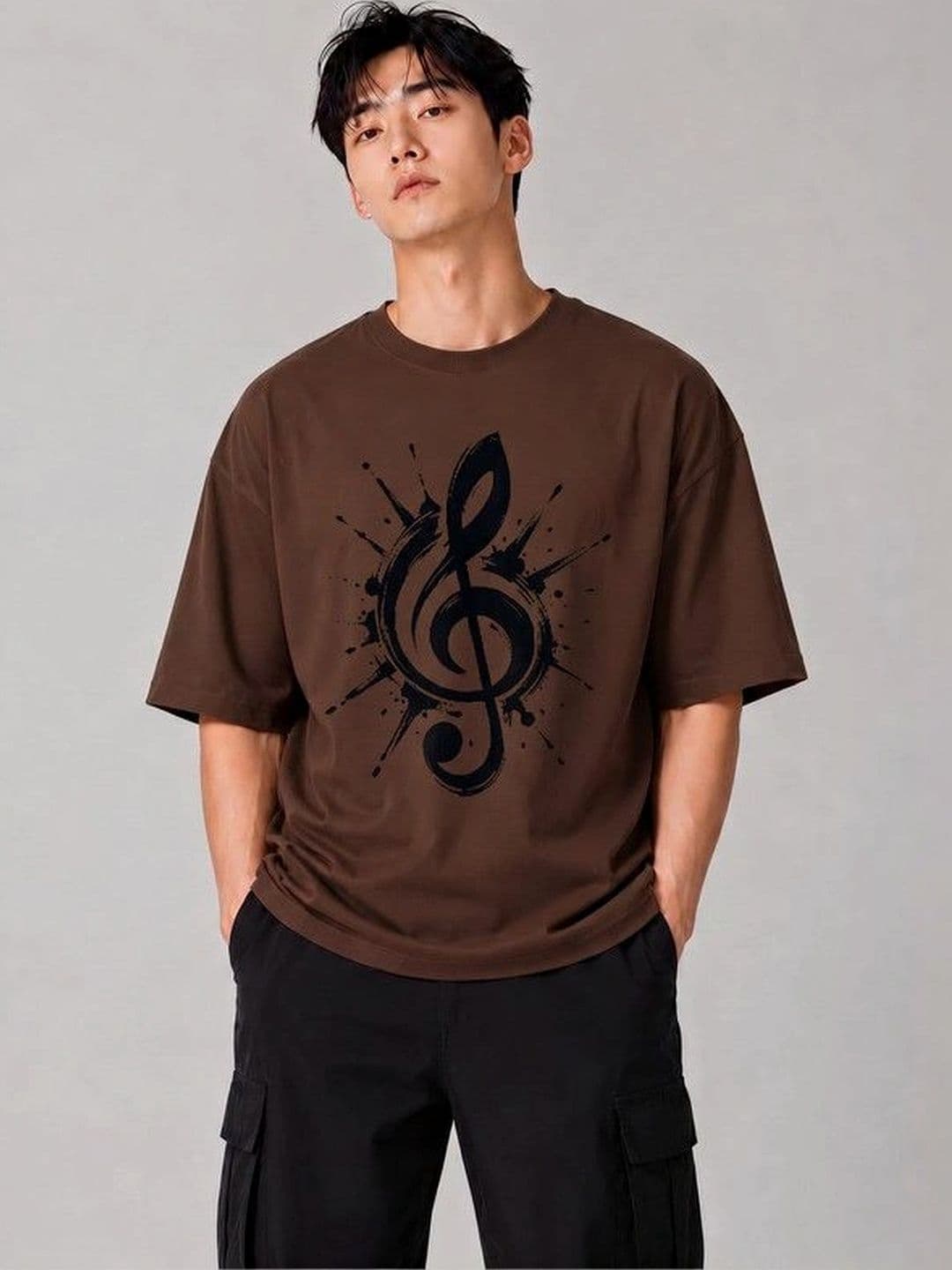 9TUNKI Men Printed Pure Cotton T-shirt - view 1