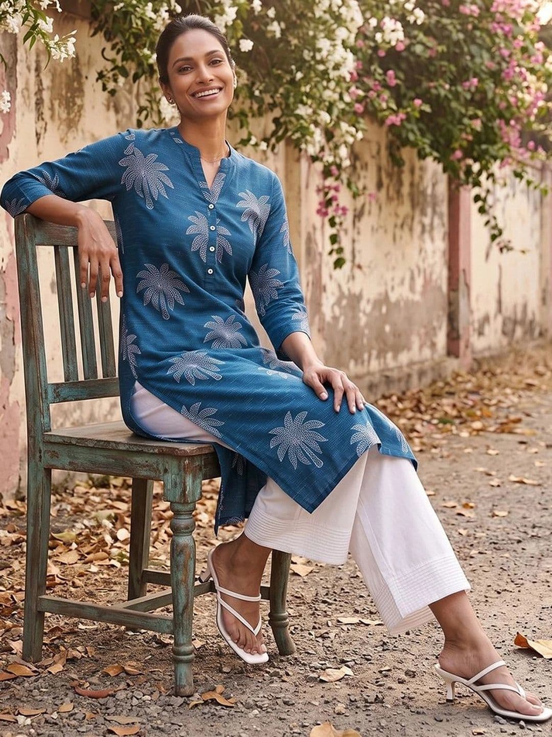 Melange by Lifestyle Women Ethnic Motifs Printed Kurta - view 1