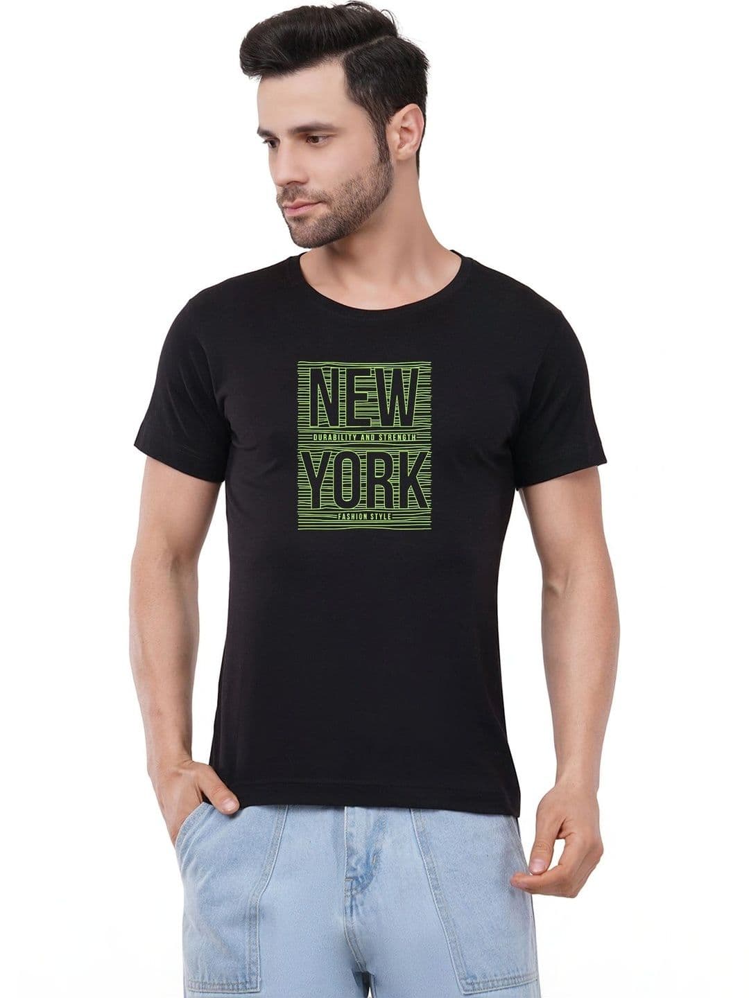 Caseria Men Typography Printed T-shirt - view 1
