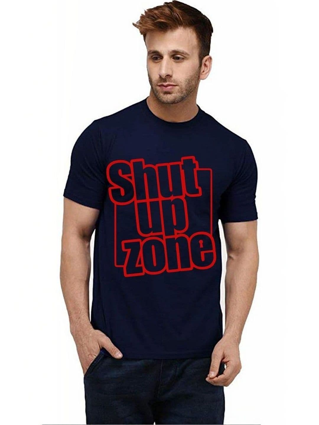 Caseria Men Typography Printed T-shirt - view 1