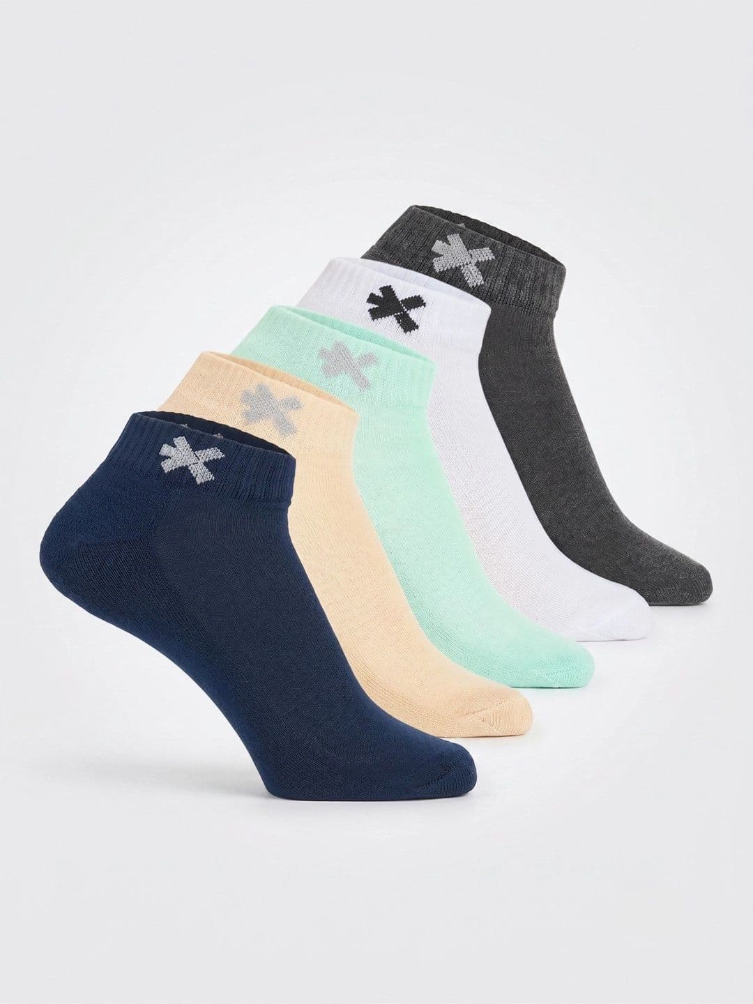HRX by Hrithik Roshan Men Pack of 5 Cotton Blend Ankle Length Socks - view 1