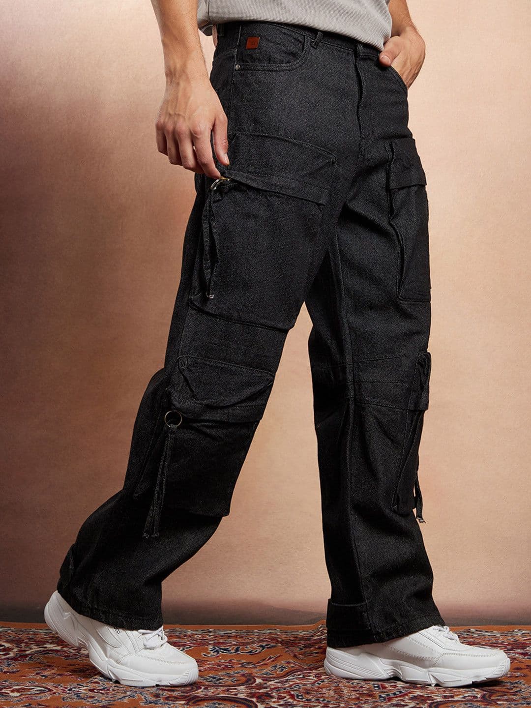 CAHOOT Men Comfort Baggy Fit Mid-Rise Stretchable Jeans - view 1