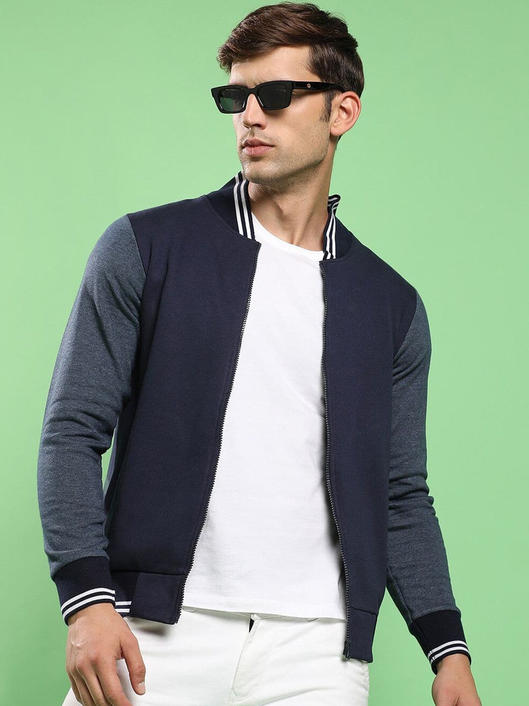 CAHOOT Mock Collar Windcheater Bomber Jacket - view 1