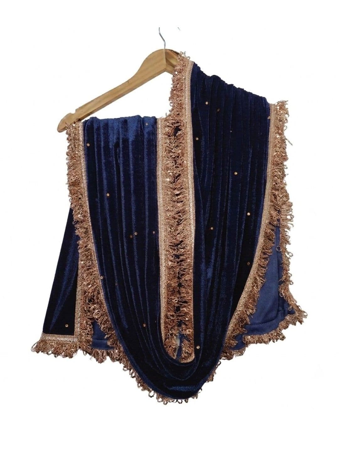 GLOBAL DRESS Velvet Blend Dupatta with Sequinned - view 1